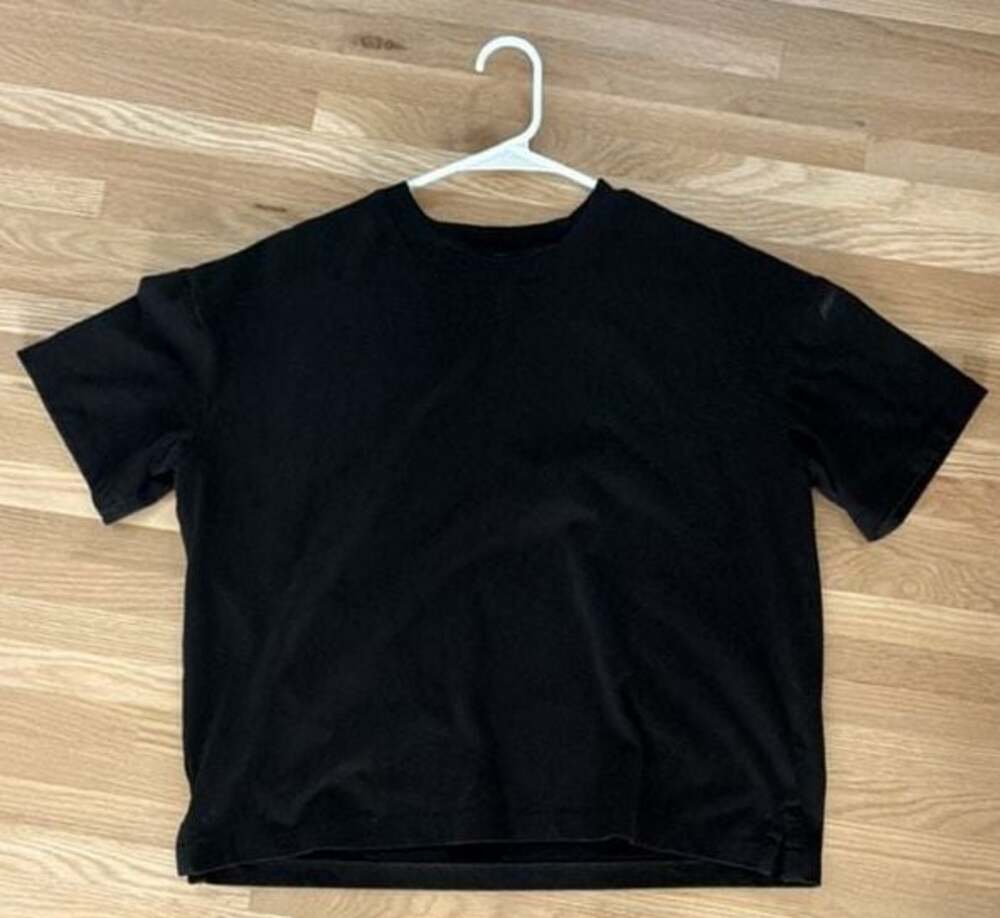 Express Men's Black Boxy Fit T-Shirt